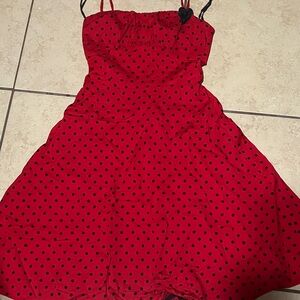 Red Polka Dot Kids Dress